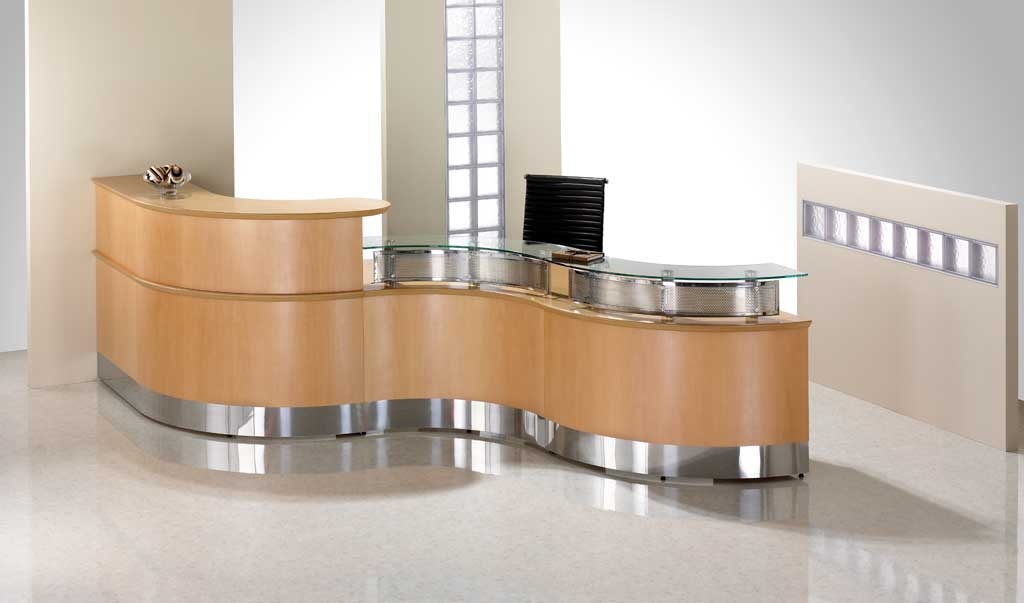 Lincoln  Veneered Reception Desks