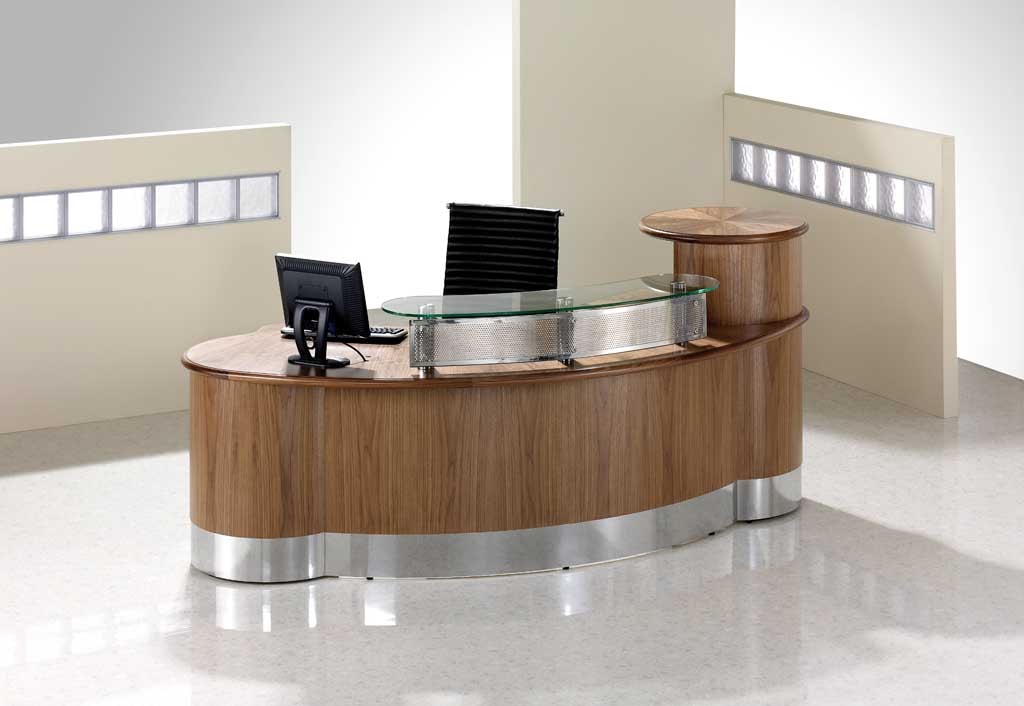 Lincoln  Veneered Reception Desks