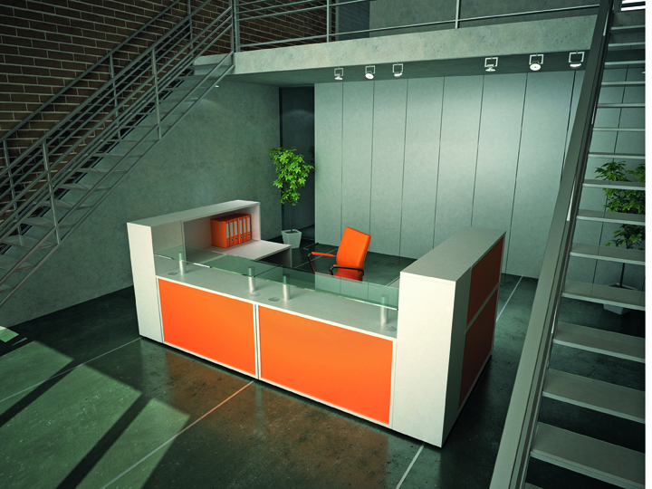 Receptiv Coloured Reception Desks