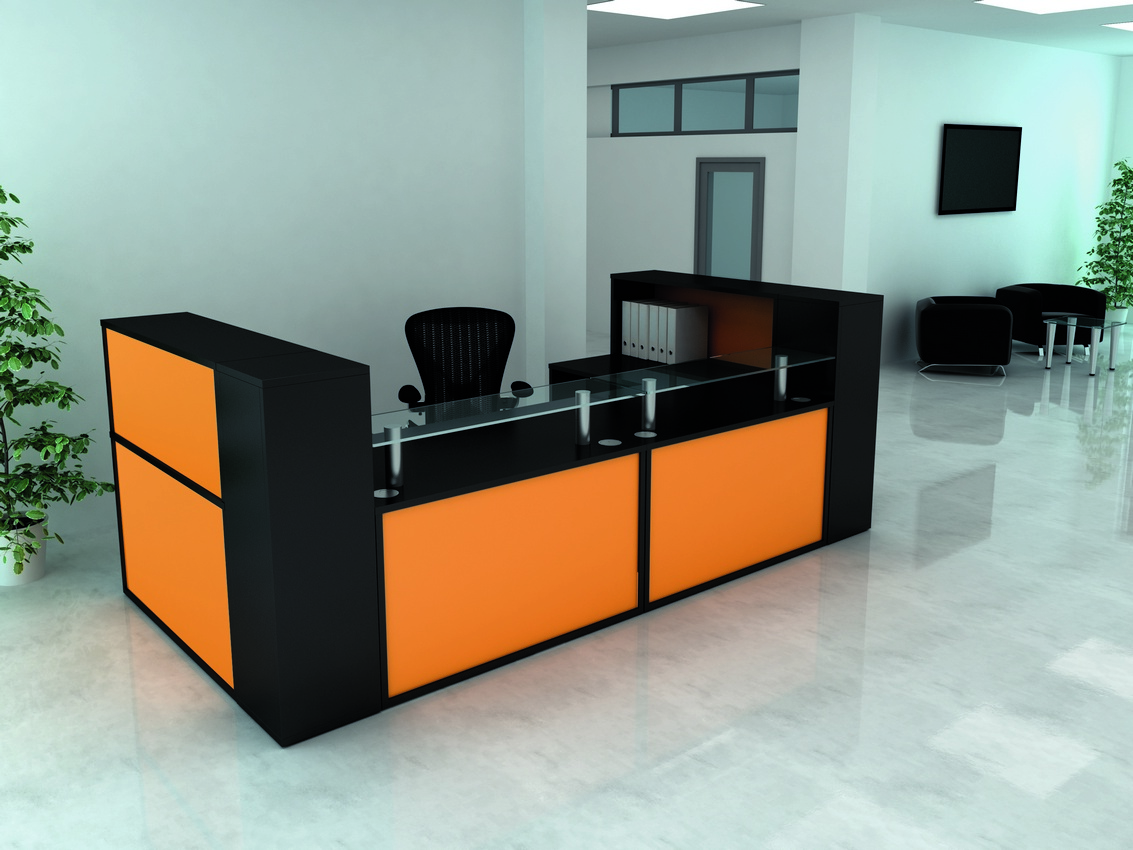 Receptiv Coloured Reception Desks