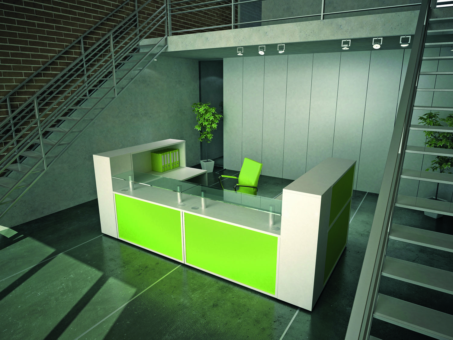 Receptiv Coloured Reception Desks