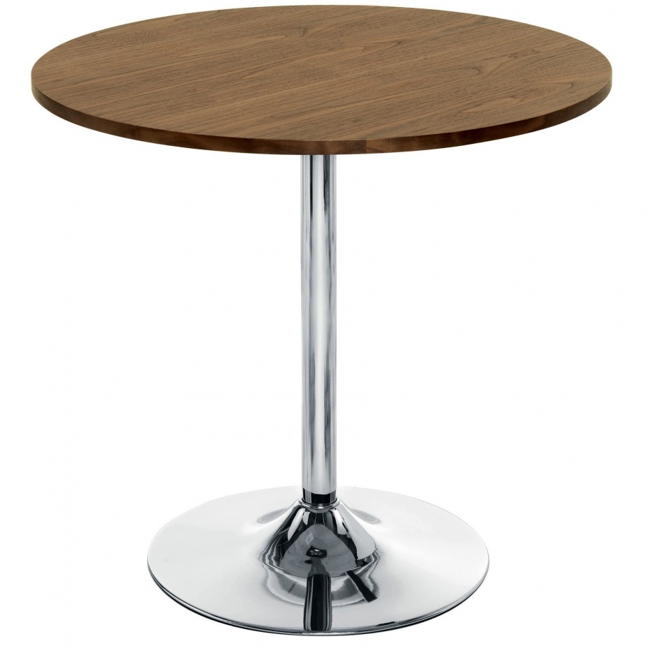 Ellipse Trumpet Base Wooden Table