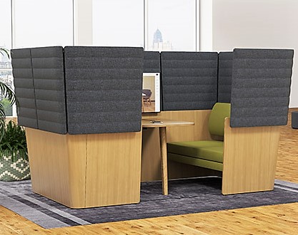 Island Wooden Meeting Pods