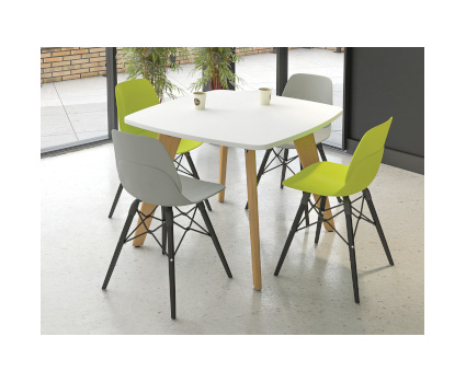 Evo Wooden Leg Tables