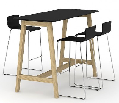 Delta Wood Poseur Tables