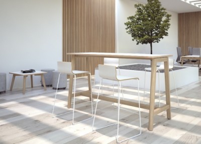 Delta Wood Poseur Tables