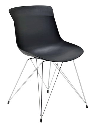 CT-2  Wire frame cafe chair, stylish visitor chair.
